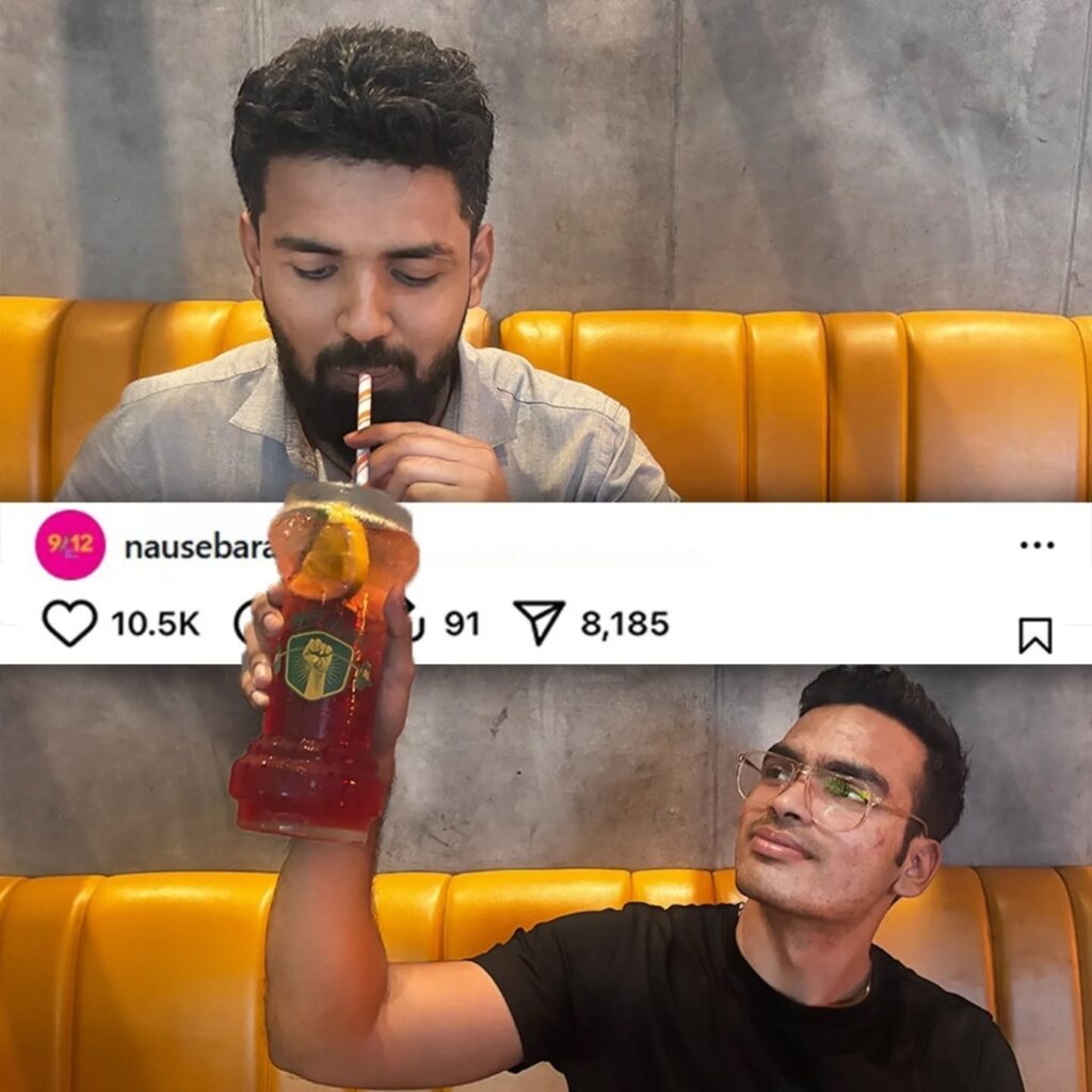 Instagram post from nausebarah. This post is in position 0.
